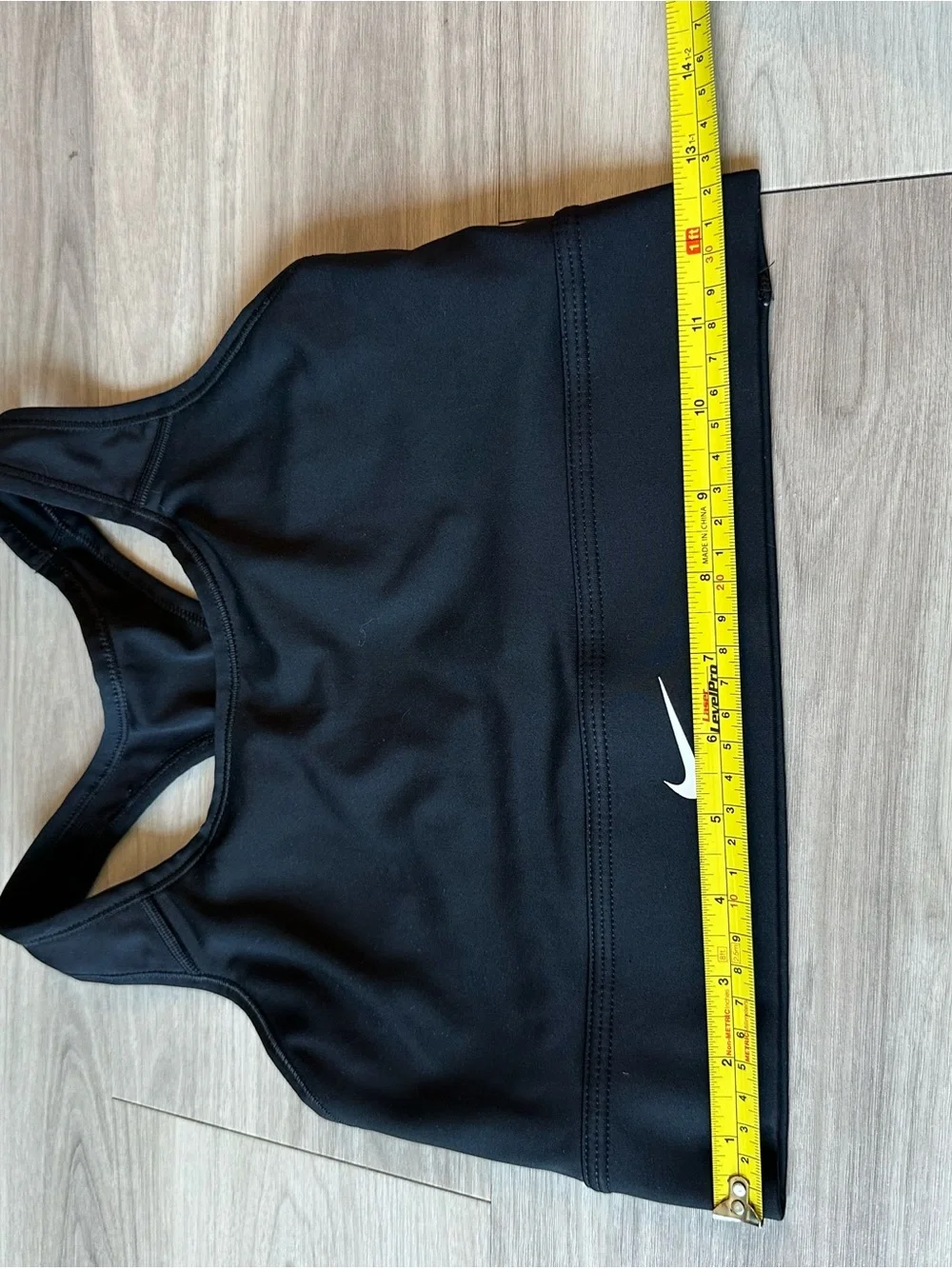 Nike Black Dri-FIT Racerback Sports Bra Size Medium Black Womens